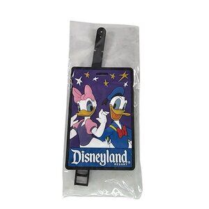 Disneyland Resort Donald and Daisy Duck Travel Luggage Tag NEW
